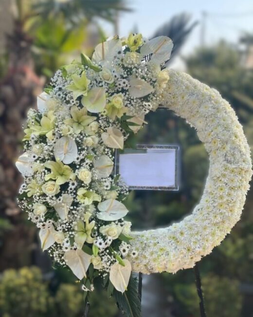 تاج گل ترحیم و تسلیت