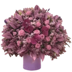 باکس گل فانتزی بنفش کد 02