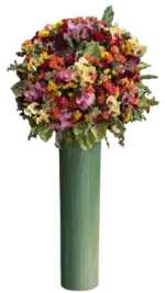 دسته گل ایستاده سطل گل ایستاده