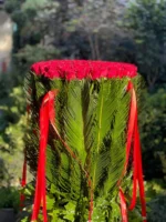 سطل گل ایستاده رز قرمز