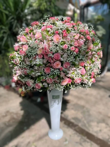 جام گل ایستاده