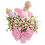 باکس گل نوزادی - فروشگاه گل کوروش