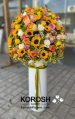 سطل گل لاکچری ایستاده 1.5 متری - تصویر 2