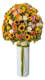 سطل گل ایستاده فروشگاه گل کوروش