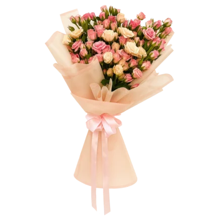 دسته گل رومانتیک فروشگاه گل کوروش