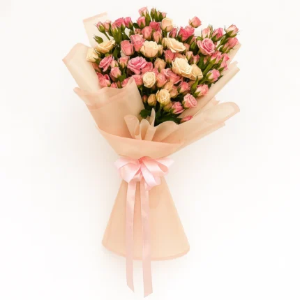 دسته گل رومانتیک فروشگاه گل کوروش