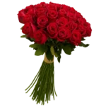 دسته گل رز قرمز