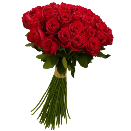 دسته گل رز قرمز